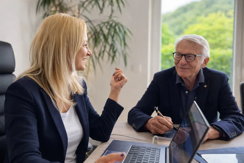 Renata Brauer im Beratungsgespräch